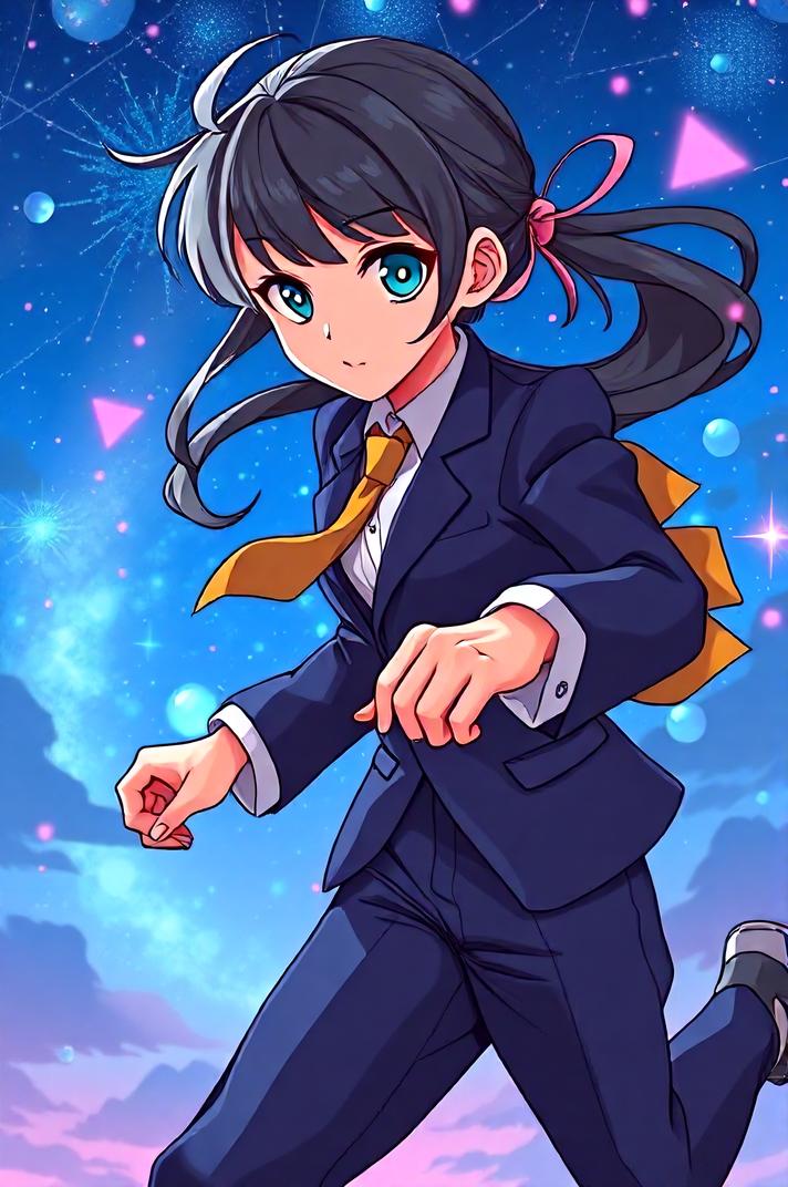 Anime style , full body shot, masterpiece , best quality