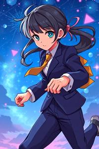Anime style , full body shot, masterpiece , best quality