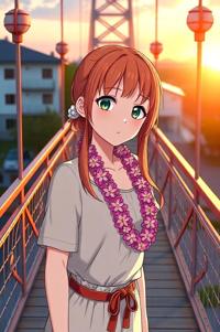 Anime style , from above shot, masterpiece , best quality