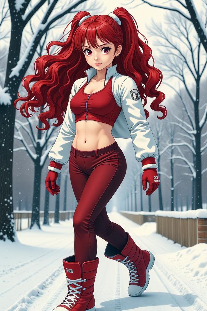 asian anime style marvel Vision masterpiece,best quality , asian anime, Top Curls vermilion hair