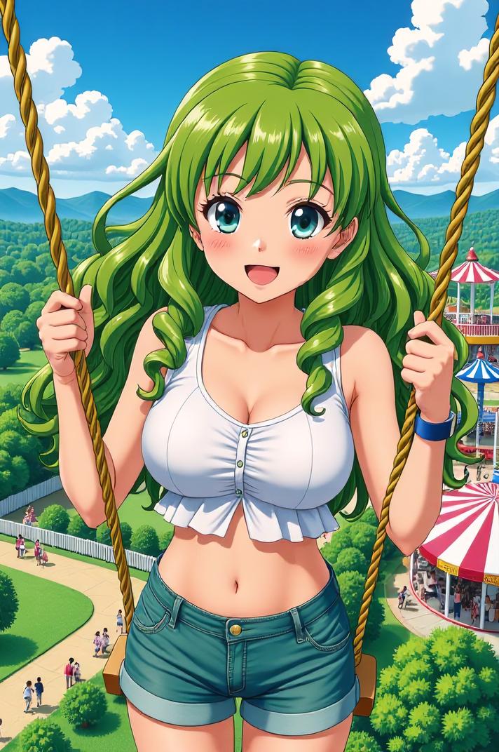 asian anime style marvel U Go Girl masterpiece,best quality , asian anime, Top Curls olivine hair
