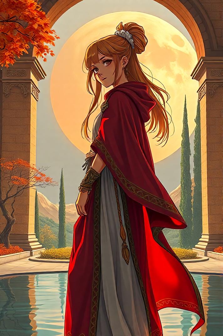 Anime style , full body shot, masterpiece , best quality