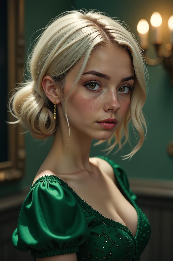 Anime style , looking away shot, masterpiece , best quality