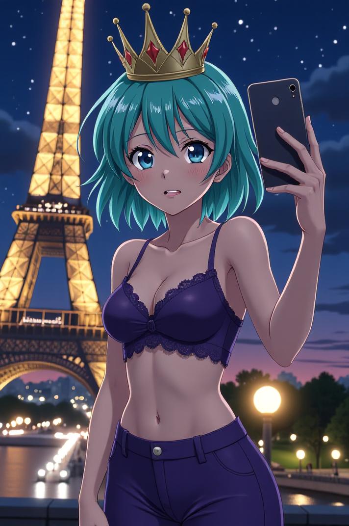 anime style masterpiece,best quality , Spike celadon hair, spring