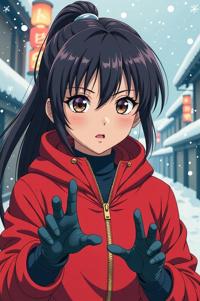 asian anime style marvel Morph masterpiece,best quality , asian anime, Over Left Eye caput mortuum hair