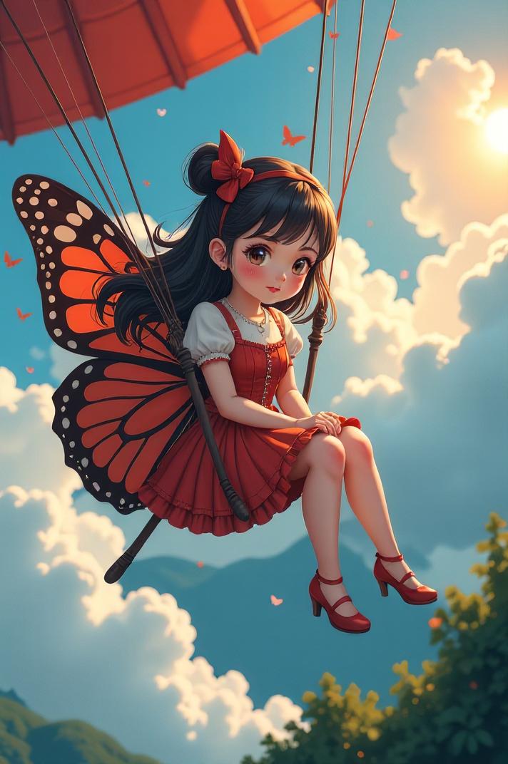 Anime style , perspective shot, masterpiece , best quality