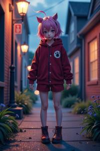 Anime style , full body shot, masterpiece , best quality