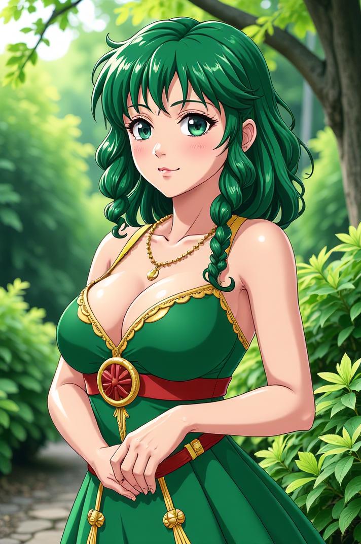 asian anime style marvel Lockheed masterpiece,best quality , asian anime, Top Curls fern green hair