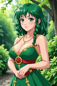 asian anime style marvel Lockheed masterpiece,best quality , asian anime, Top Curls fern green hair