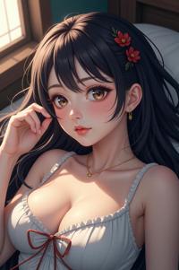 Anime style , knee level shot, masterpiece , best quality