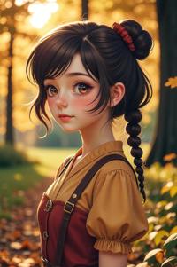 Anime style , Front side back three views shot, masterpiece , best quality