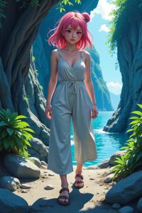 Anime style , low angle shot, masterpiece , best quality