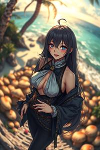 Anime style , aerial view shot, masterpiece , best quality