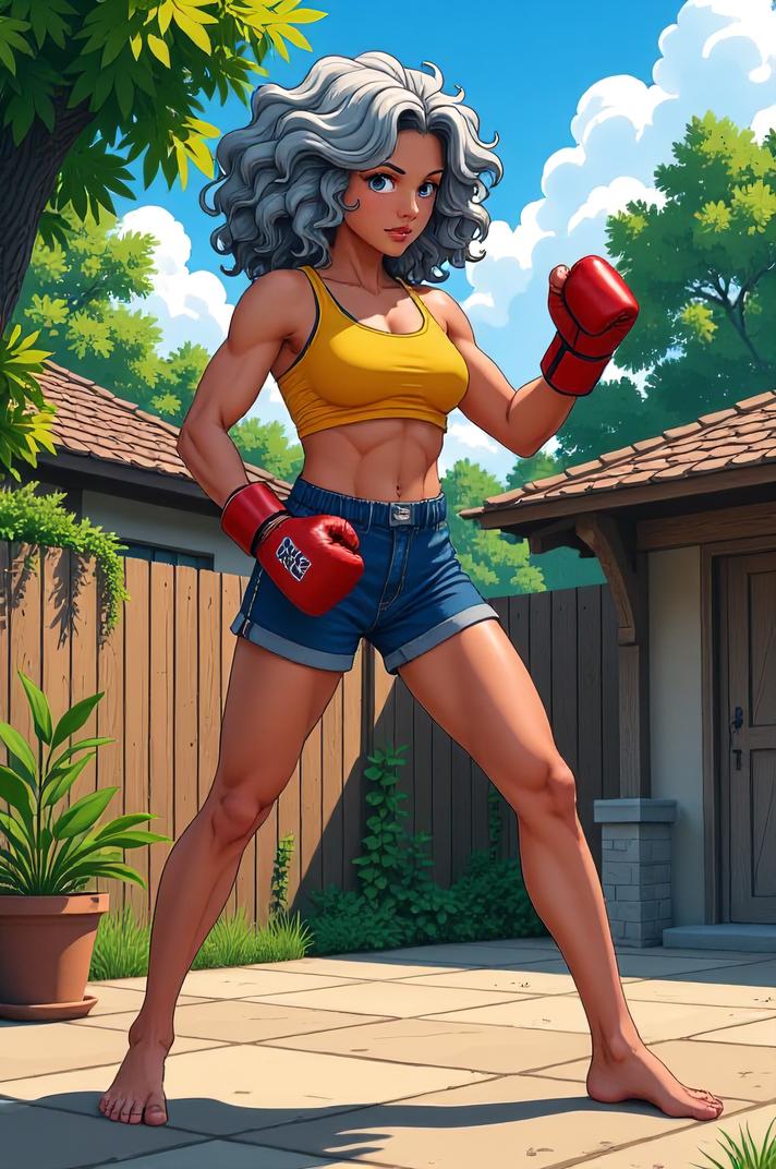 asian anime style marvel Luke Cage masterpiece,best quality , asian anime, Rachel Curly slate grey hair