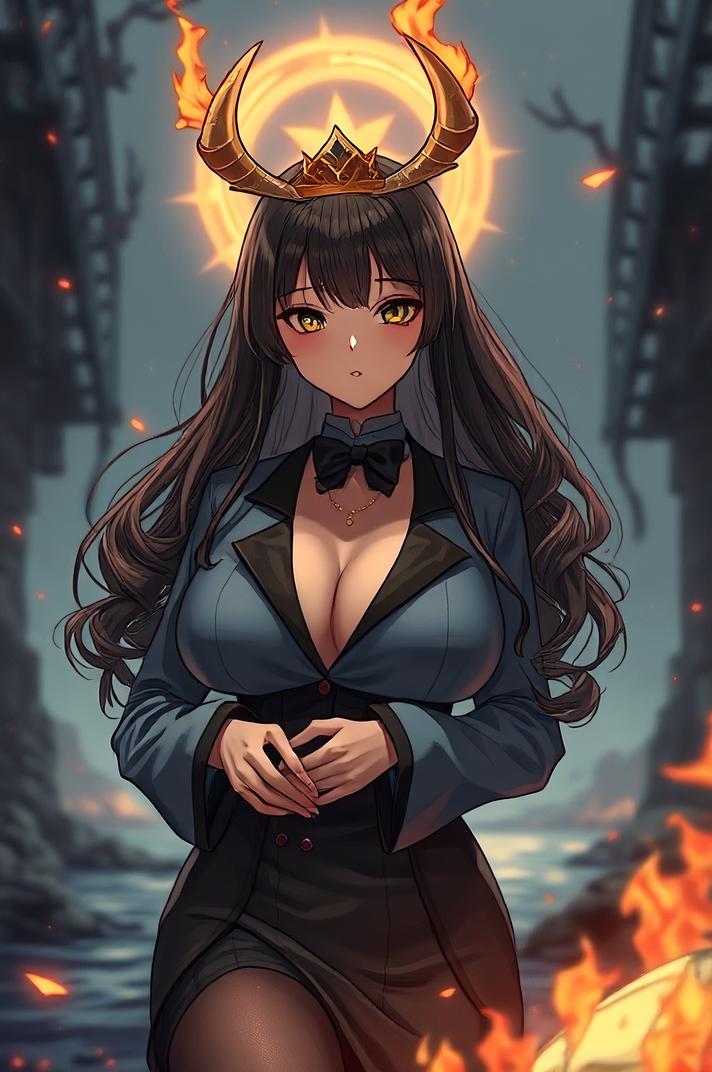 Anime style , full body shot, masterpiece , best quality