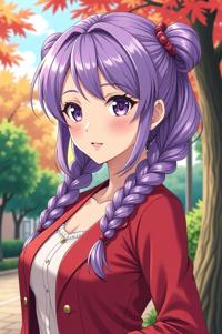 asian anime style marvel Lockheed masterpiece,best quality , asian anime, Braids lilac hair