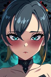 Anime style , shoulder level shot, masterpiece , best quality