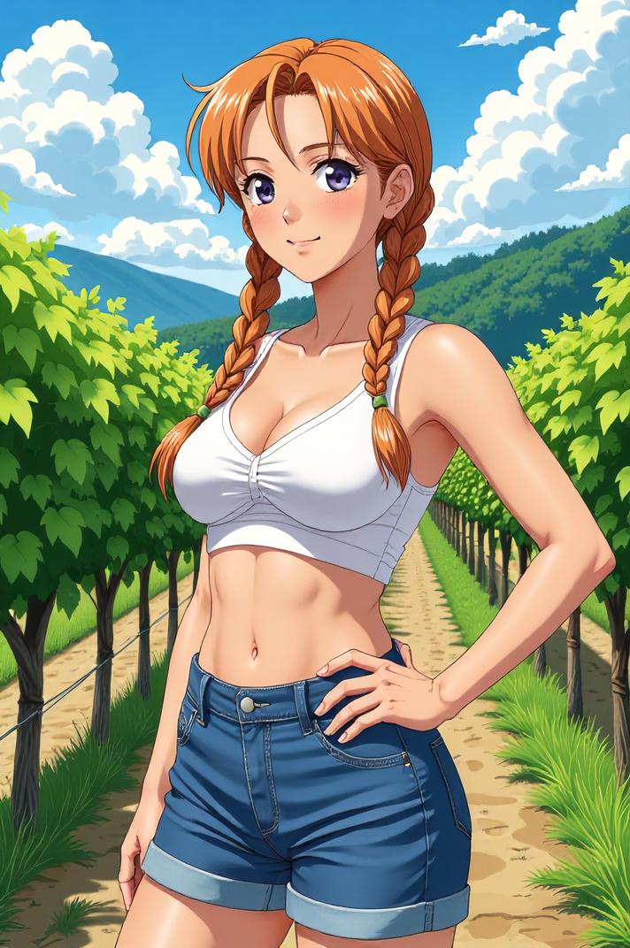 asian anime style marvel Longshot masterpiece,best quality , asian anime, Braids apricot hair