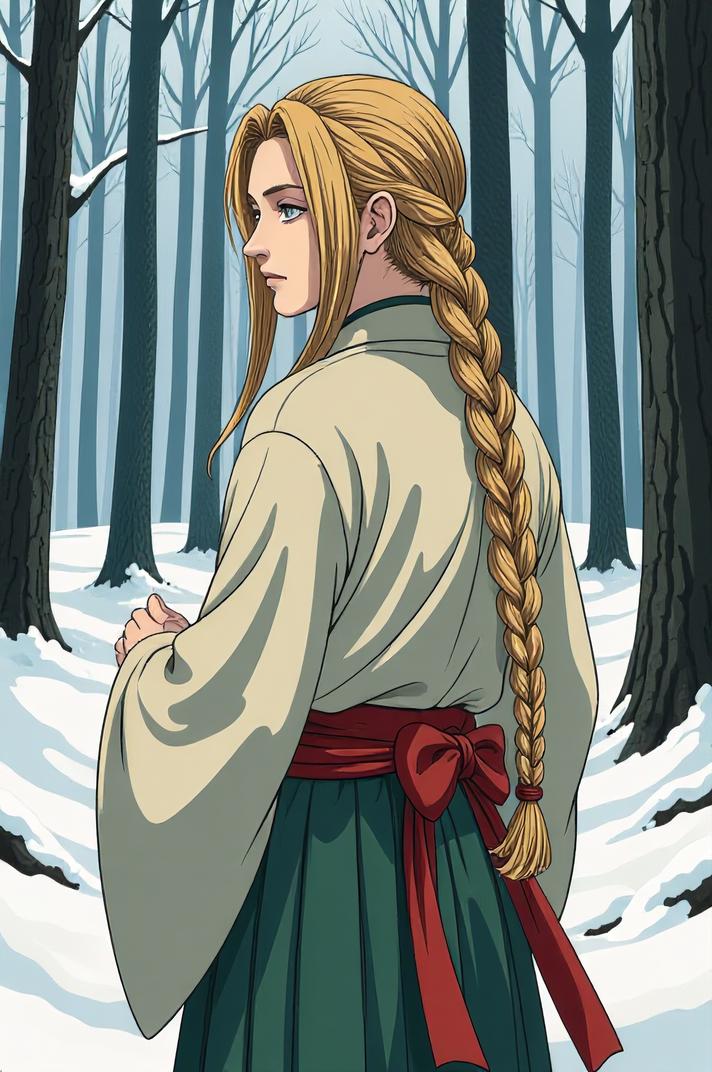 asian anime style marvel Ben Reilly masterpiece,best quality , asian anime, Long Braids linen hair