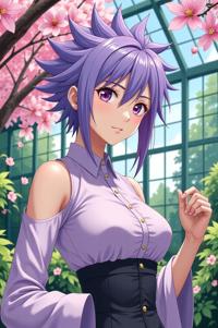 asian anime style marvel Ares masterpiece,best quality , asian anime, Spikes lavender hair