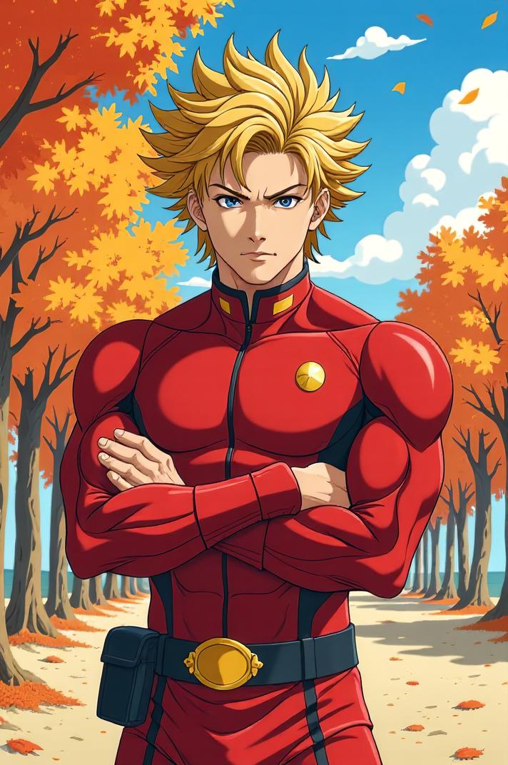 asian anime style marvel Quicksilver masterpiece,best quality , asian anime, Mullet firebrick hair