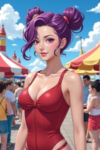 asian anime style marvel Jean Grey masterpiece,best quality , asian anime, Bun Curly amethyst hair