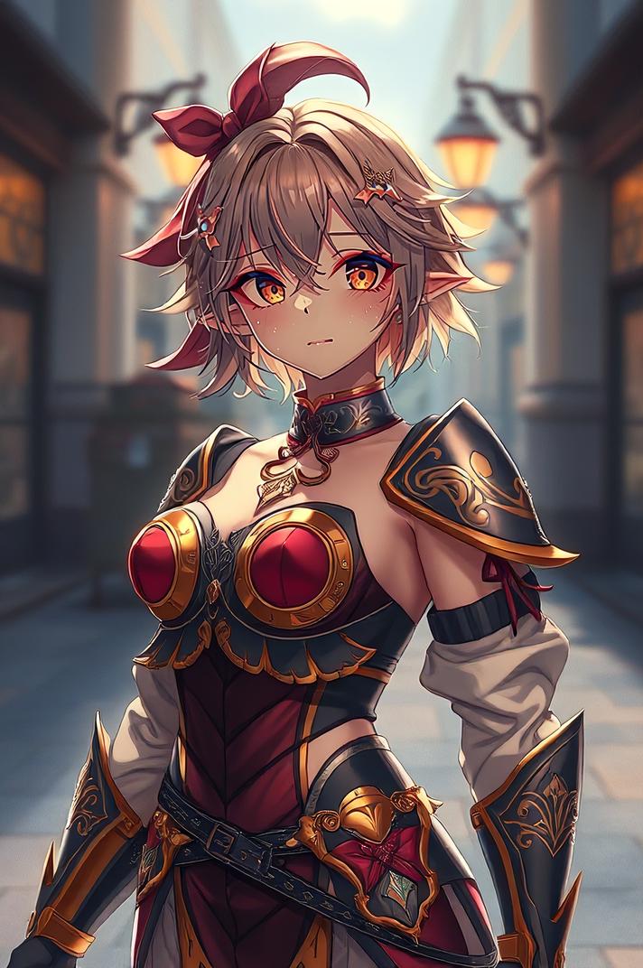 Anime style , full body shot, masterpiece , best quality