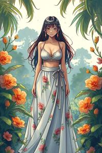 Anime style , from above shot, masterpiece , best quality