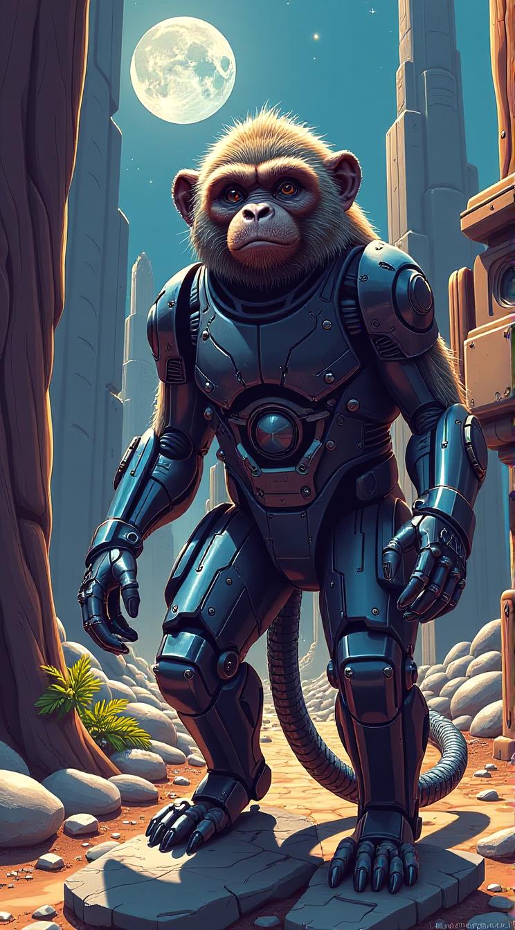 sci fi, art by Dom Qwek and Jack Kirby, digital art, insane details