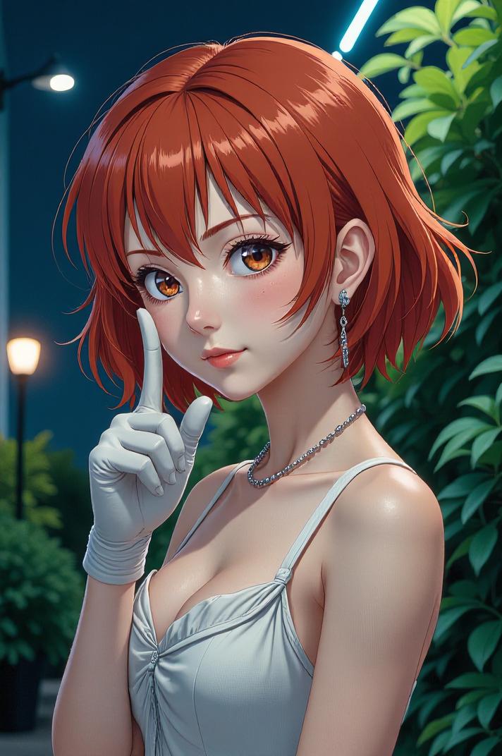 anime style masterpiece,best quality , Over Eye ivory hair, spring