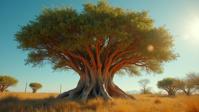 designed by Miles Aldridge , photograph, surreal, extreme close up shot of a Viking Eucalyptus