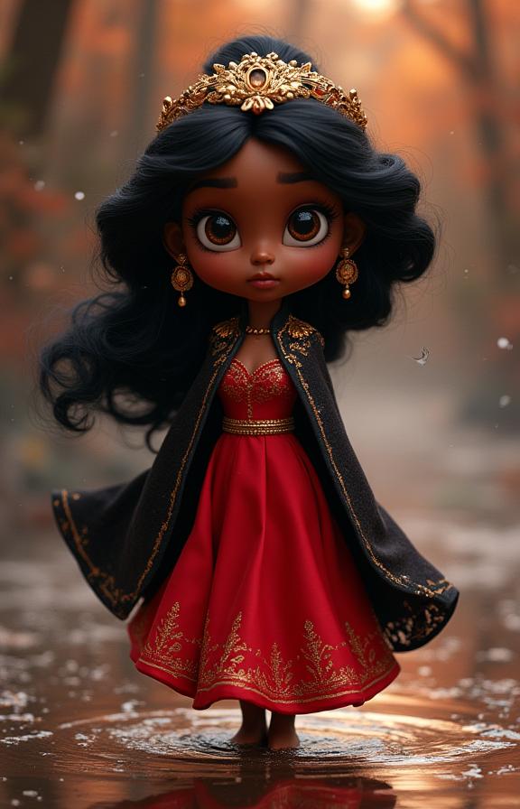 designed by Bill Gekas and Carrie Mae Weems , photograph, dense water and Universe in background, fairy tale