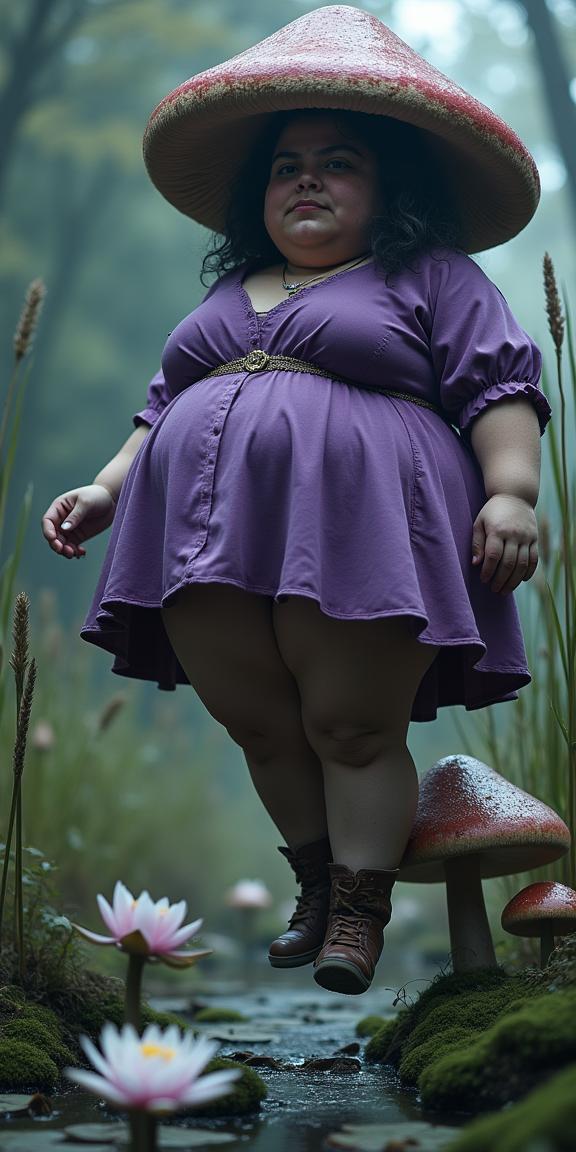 photograph, stylized, beautiful, hip level shot of a Arcane Moist morbidly obese Tudor Im m Sister