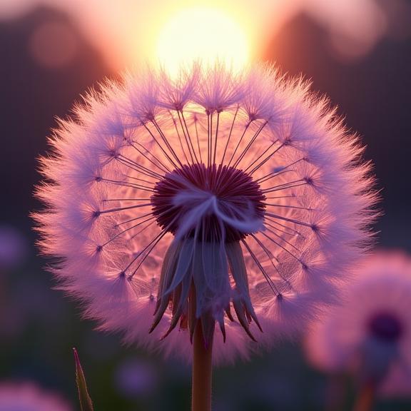 stylized by Guido van Helten and Storm Thorgerson and Nadav Kander , photograph, insane details, Full length frame of a Dynamic Studied Singaporean Dandelion fluff