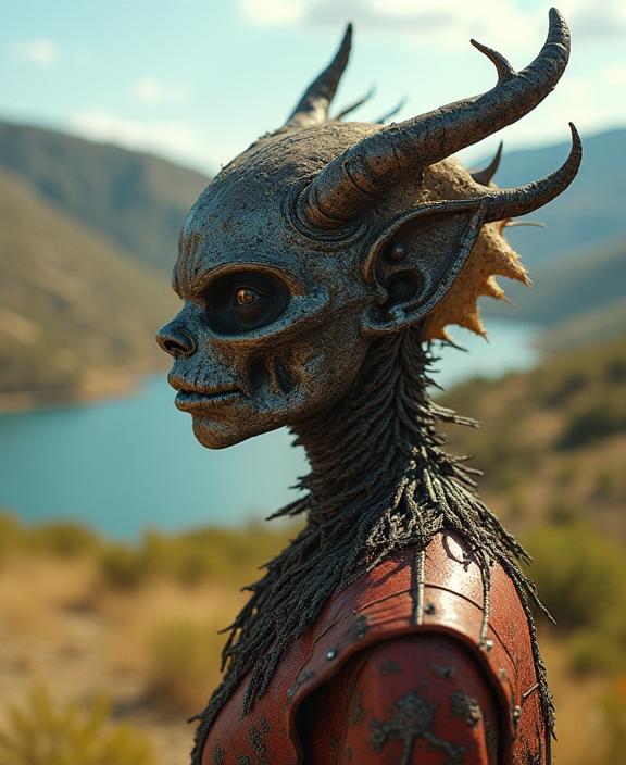 stylized by Lisa Holloway and Burt Glinn and Hugh Kretschmer , photograph, intricate details, upper body shot of a Pathetic Repugnant traditional Metalhead Oracle cards