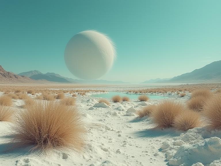 photograph, concept art, landscape of a Salt Desert Scrub and Lifelike traditional Mexican Arctic glacier, it is very Fatigued and Repugnant