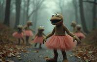 by Paul Barson and Lena Alexander and Diane Arbus , photograph, Proud, Portrait of a Crystal Ball full of Respected Elegant buff traditional Preppy Cookie Monsters