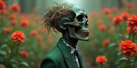 designed by Ingrid Endel and Gary Hume , photograph, Bohemian street and flowers, insane details