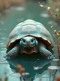 photograph, behance, Dutch angle shot of a Sleek Matte White and Teal busty Brazilian Tortoise , the Tortoise is Dancing