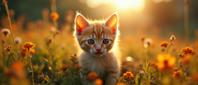 photograph, delicate highlights, upper body shot of a DayGlo yellow Balinese Kitten , it is very Aesthetically Pleasing and Ancient