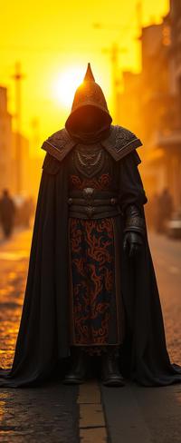 photograph, concept art, Aerial View of a Black and Maroon Viking Magic cloak , it is very Majestic and Armored