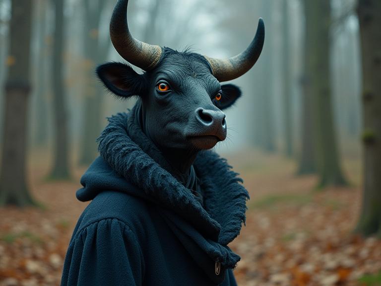 photograph, fairy tale, Aerial View of a Punk Art Average year old buxom Sci fi Female Vampire Stormtrooper, Cow hybrid