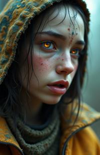 photograph, hyper detailed, close up shot of a flyweight Dwarven Hunter Female God , the Hunter is very Old and Fairy Tale
