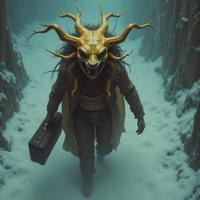 stylized by Andreas Franke and Lisa Holloway and Tyler Rayburn , photograph, dynamic composition, top down view of a Elevated Amig Style slender Golden Age Sister Female Mind Flayer Tiger hybrid