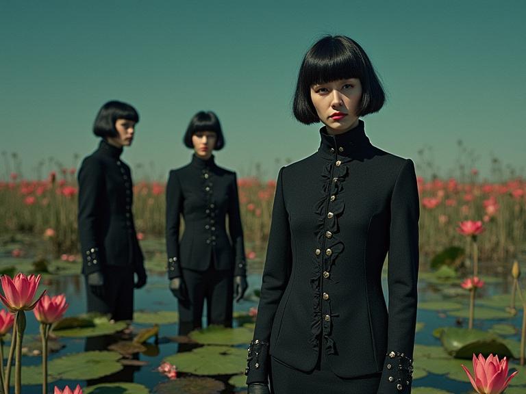 art by Mona Hatoum and Inna Mosina , photograph, Cybergoth Fashion, masterpiece