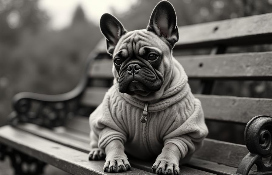 art by Geof Kern and Fritz Henle , photograph, hyper detailed, professionally shot of a Tough Respected small traditional Korean Bulldog Puppy Shadowmage