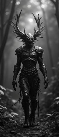 stylized by Tami Bone and Joseph Cornell and Carsten Meyerdierks , photograph, stylized, selfie of a Natural Armored The myth of Narcissus and Echo