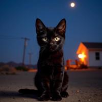 by Annie Leibovitz and Larry Fink , photograph, surreal, professionally shot of a Enchanting Violent Exotic Shorthair Kitten