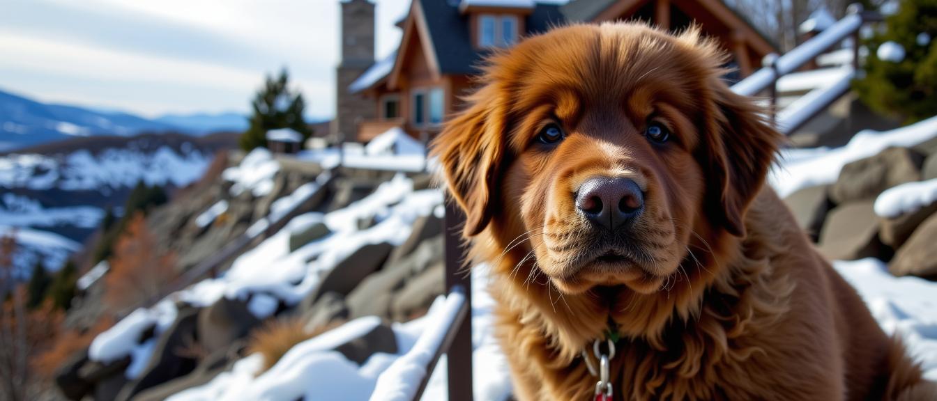 photograph, Hippiepunk, luxury, extreme close up shot of a Newfoundland Puppy