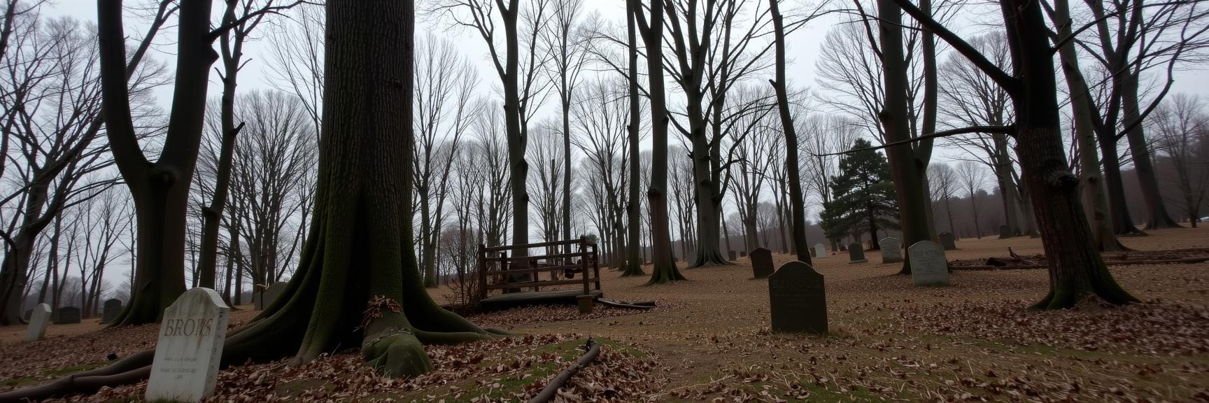 photograph, surreal, landscape of a Wailing Woods of the Banshee Queen from inside of a Forgotten graveyard, it is very Chibi and Curly